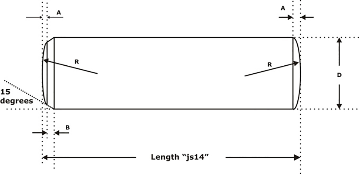 270-524 RS PRO 2.5 mm Diameter Plain Steel Parallel Dowel Pin 10 mm Long