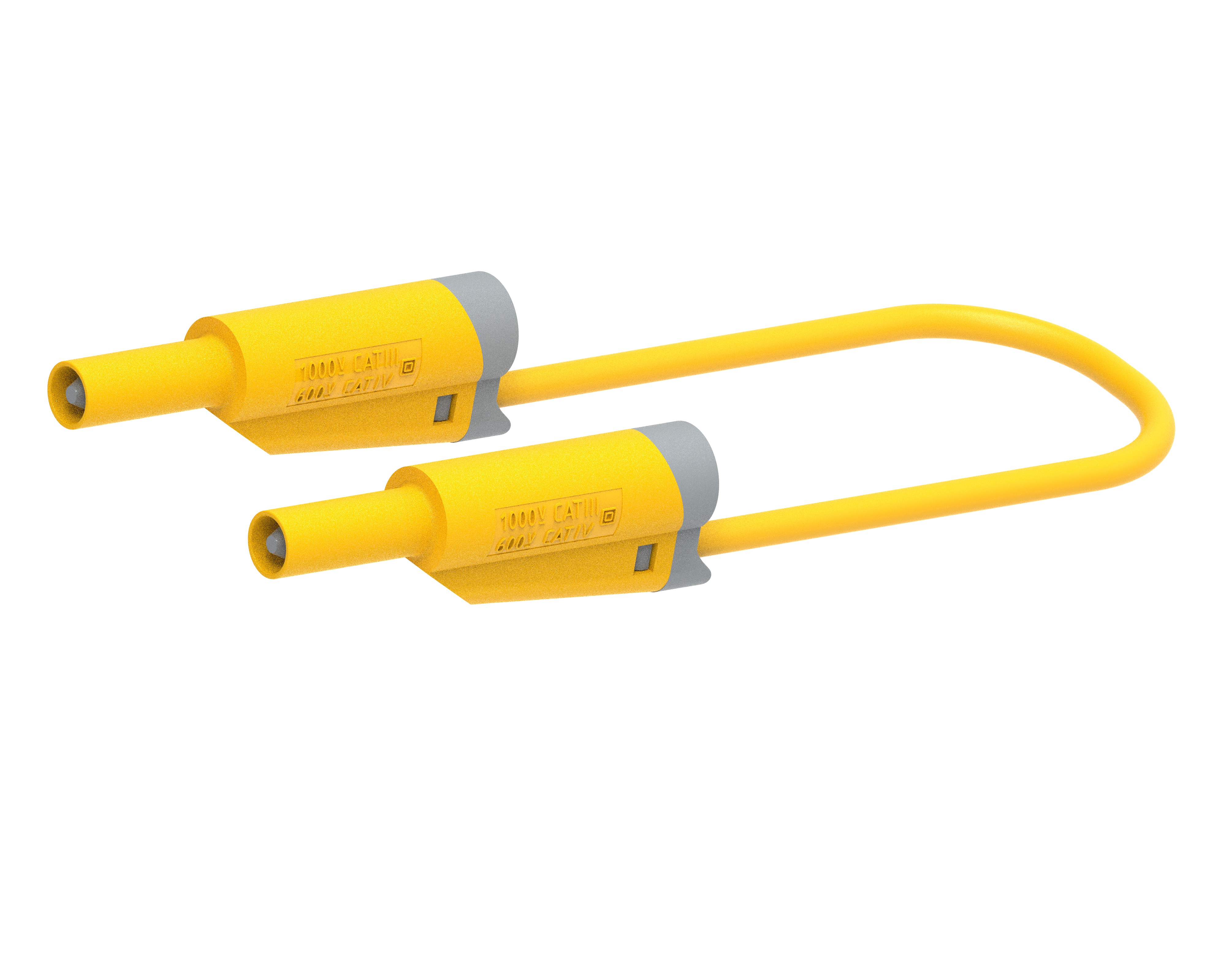 Electro PJP Banana Plug 36A, 1000V, Yellow, 150 cm Lead Length