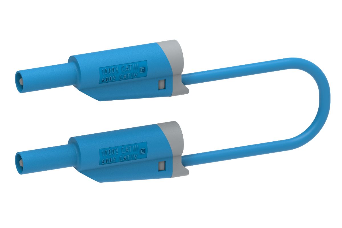Electro PJP Test Lead 36A, 1kV, Blue, 2 m Lead Length