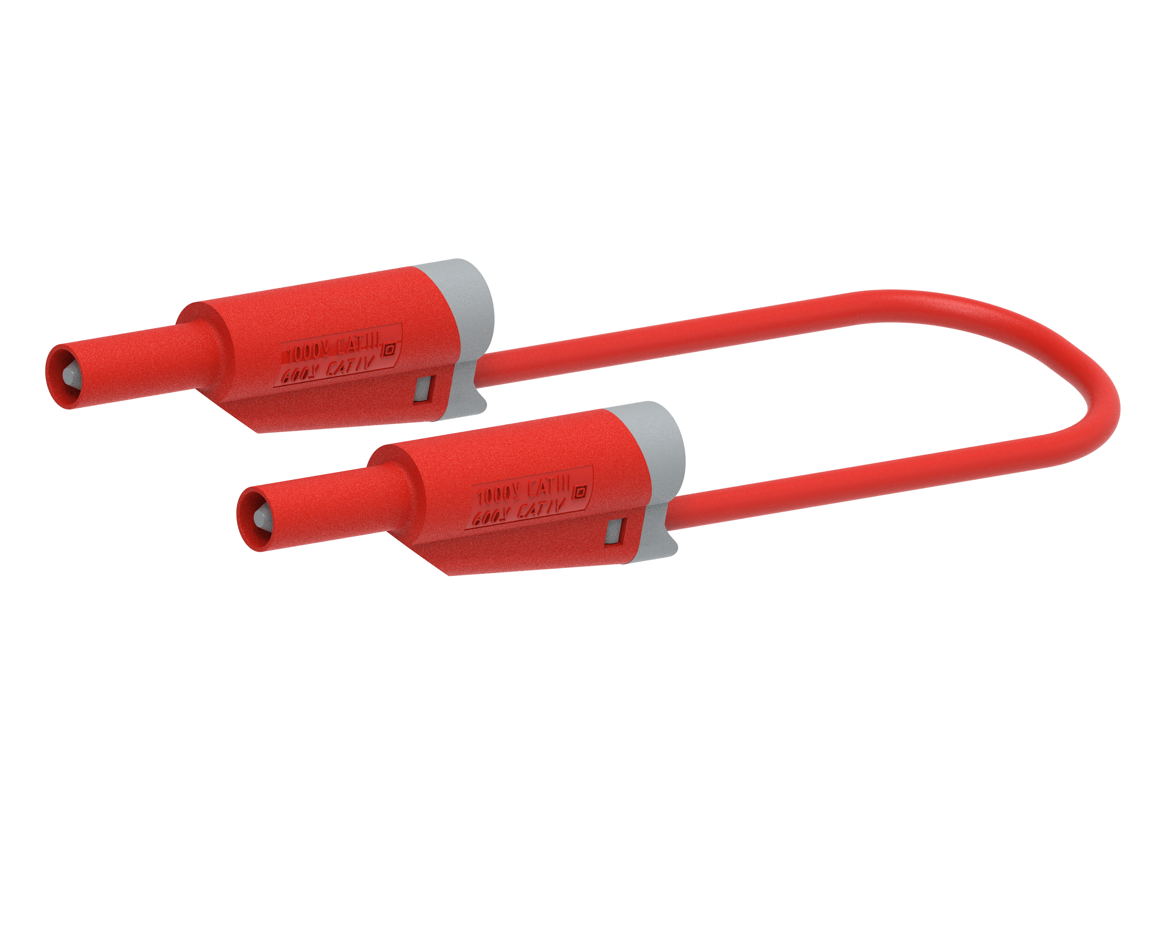 Electro PJP Banana Plug 36A, 1000V, Red, 25 cm Lead Length