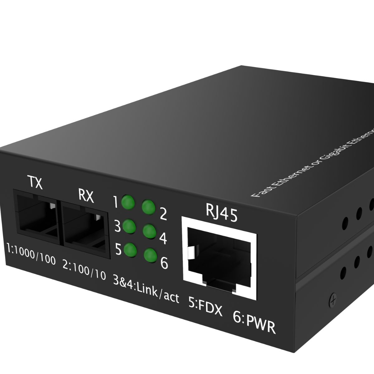 RS PRO RJ45, SFP Ethernet Media Converter, Single Mode 10 km