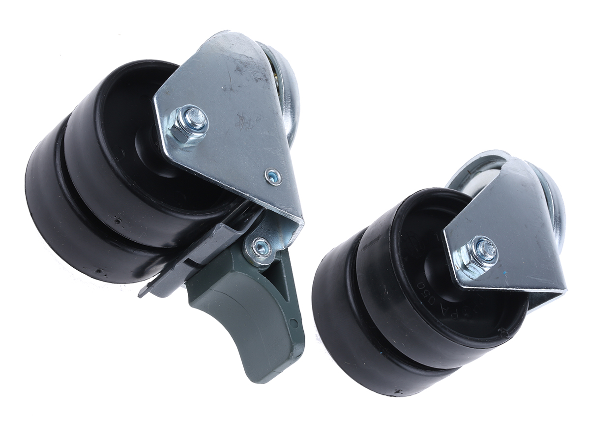 nVent SCHROFF 129 67 5 Series Castor Kit for Use with Novastar 80 mm