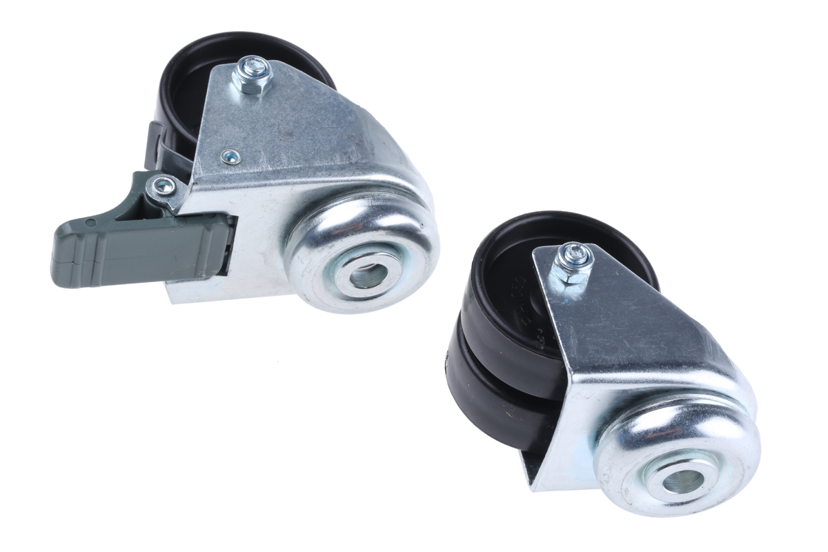 27230-067 nVent SCHROFF 129 67 5 Series Castor Kit for Use with Novastar 80 mm