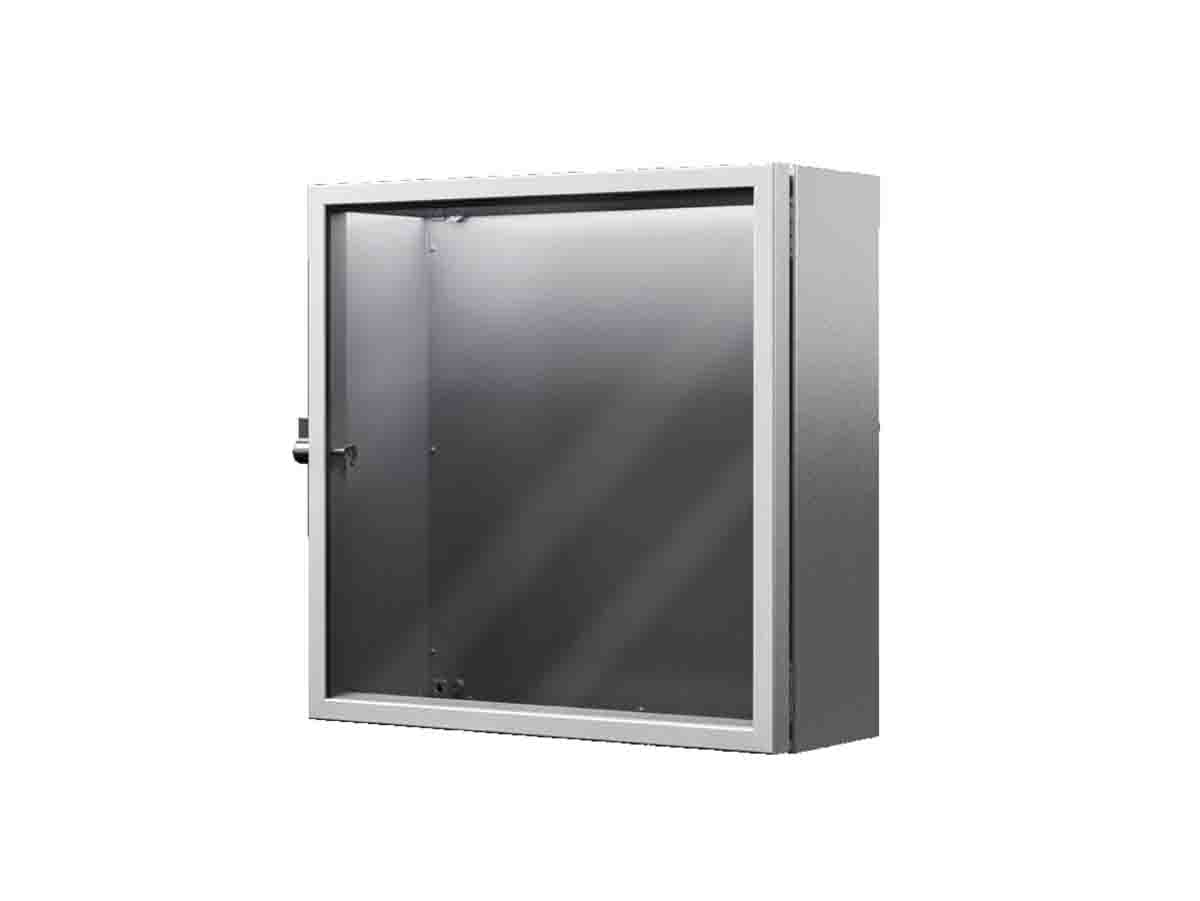 Rittal Aluminium, Acrylic IP54 Inspection Window for use with 1060000 and1360000 Enclosures instead of the Door, AX