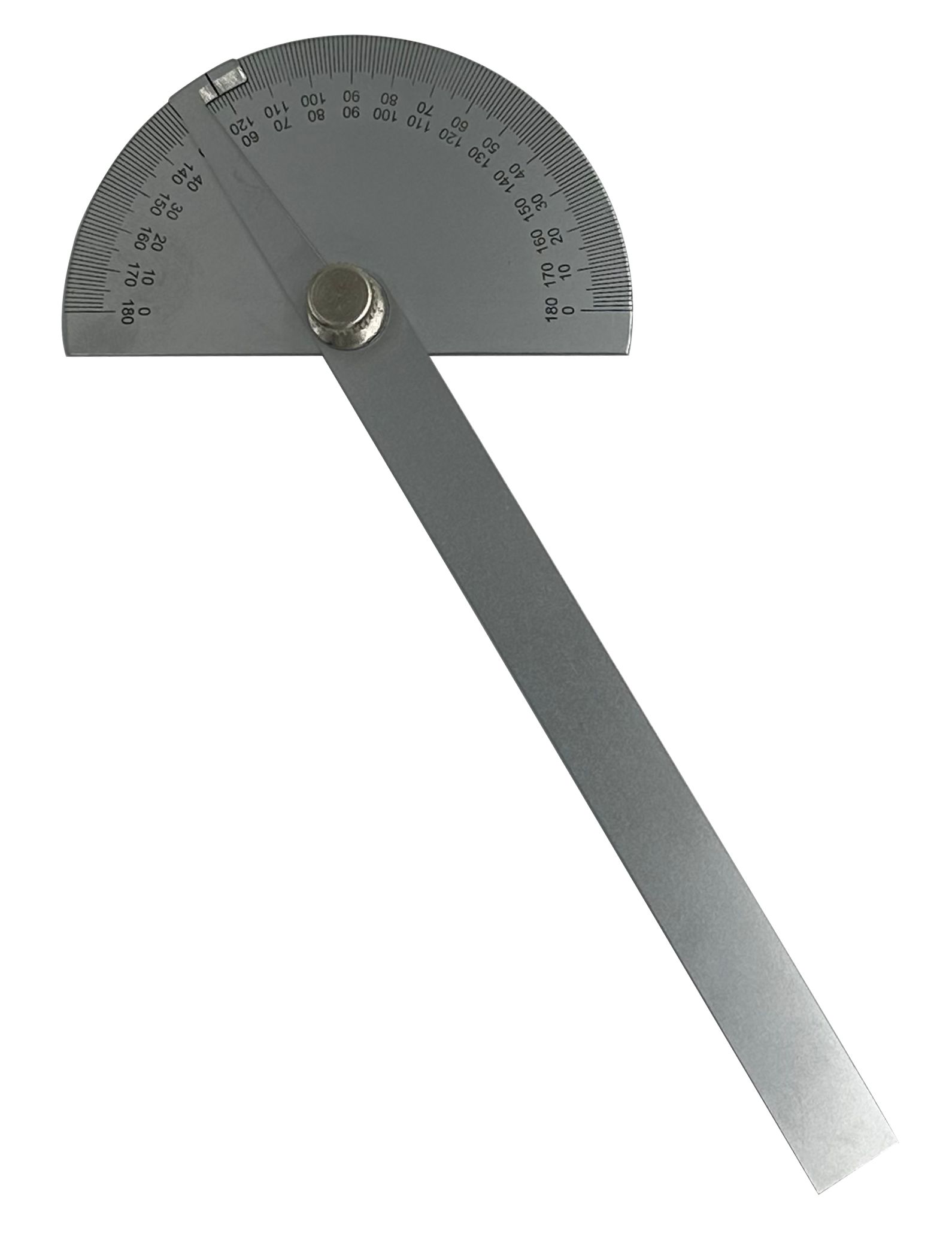 274-1075 RS PRO Vernier Imperial/Metric Bevel Protractor, 195 mm Steel Blade