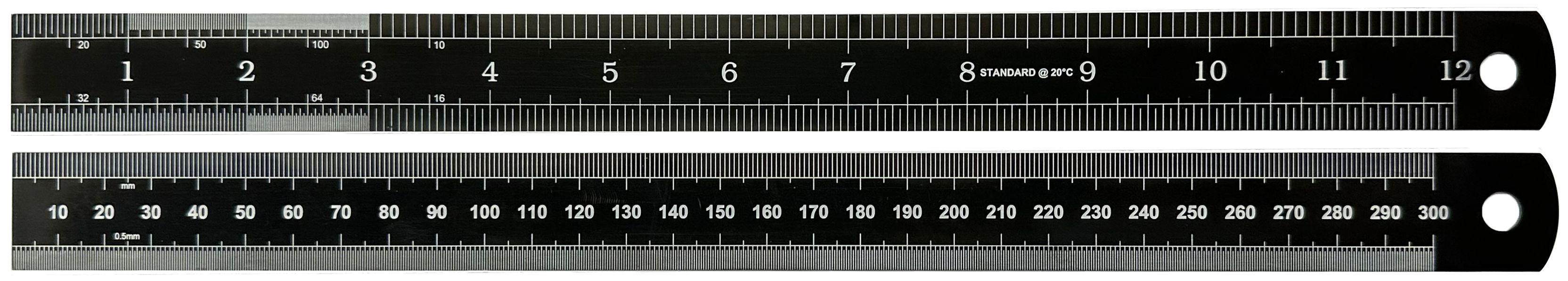 RS PRO 300 mm Steel Rule Imperial, Metric