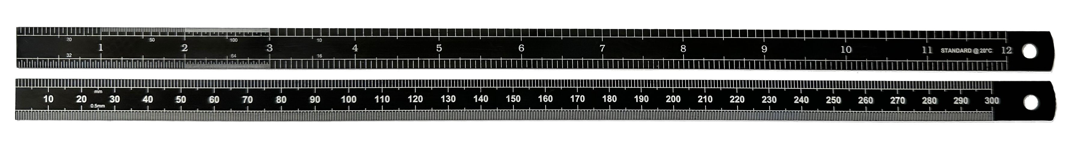 RS PRO 300 mm Steel Rule Imperial, Metric
