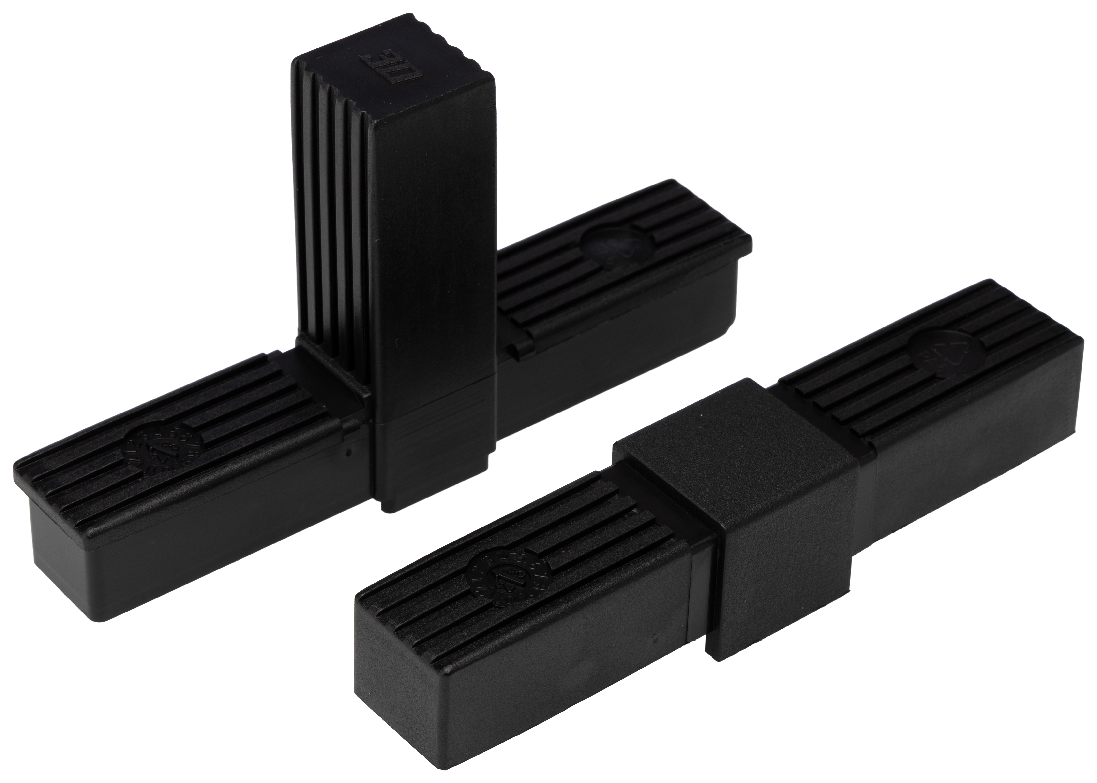 RS PRO 3-Way Connector, TEE Square Tube Connector, Strut Profile 25 mm