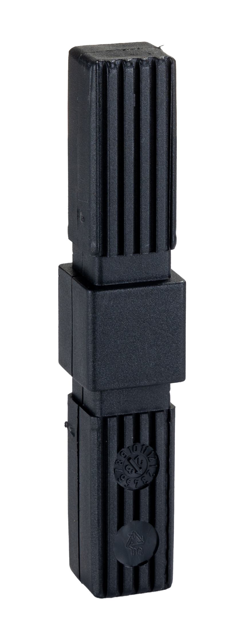 RS PRO Tube Connector, Straight Square Tube Connector, Strut Profile 25 mm, Round Tube Size 25 x 25 mm