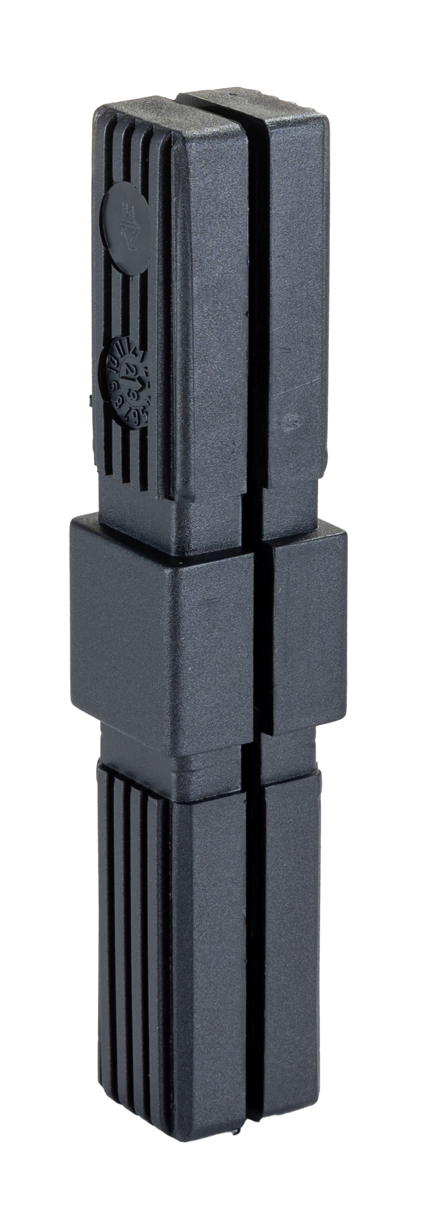 274-1120 RS PRO Tube Connector, Straight Square Tube Connector, Strut Profile 25 mm, Round Tube Size 25 x 25 mm