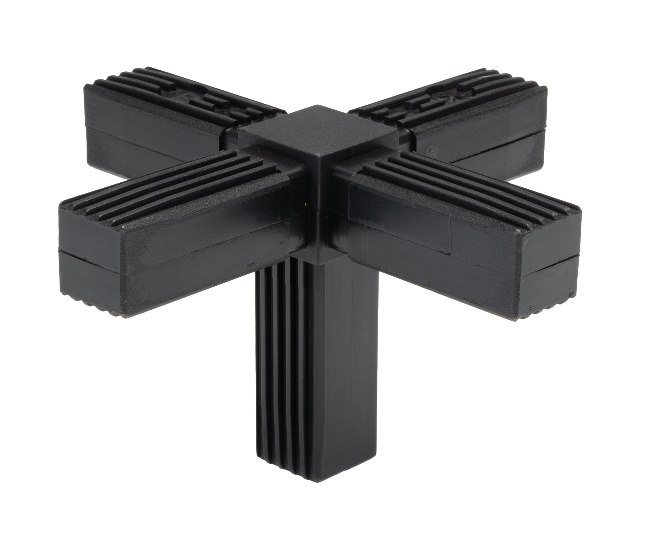274-1126 RS PRO 5-Way Connector, Square Tube Connector, Strut Profile 25 mm, Round Tube Size 25 x 25 mm