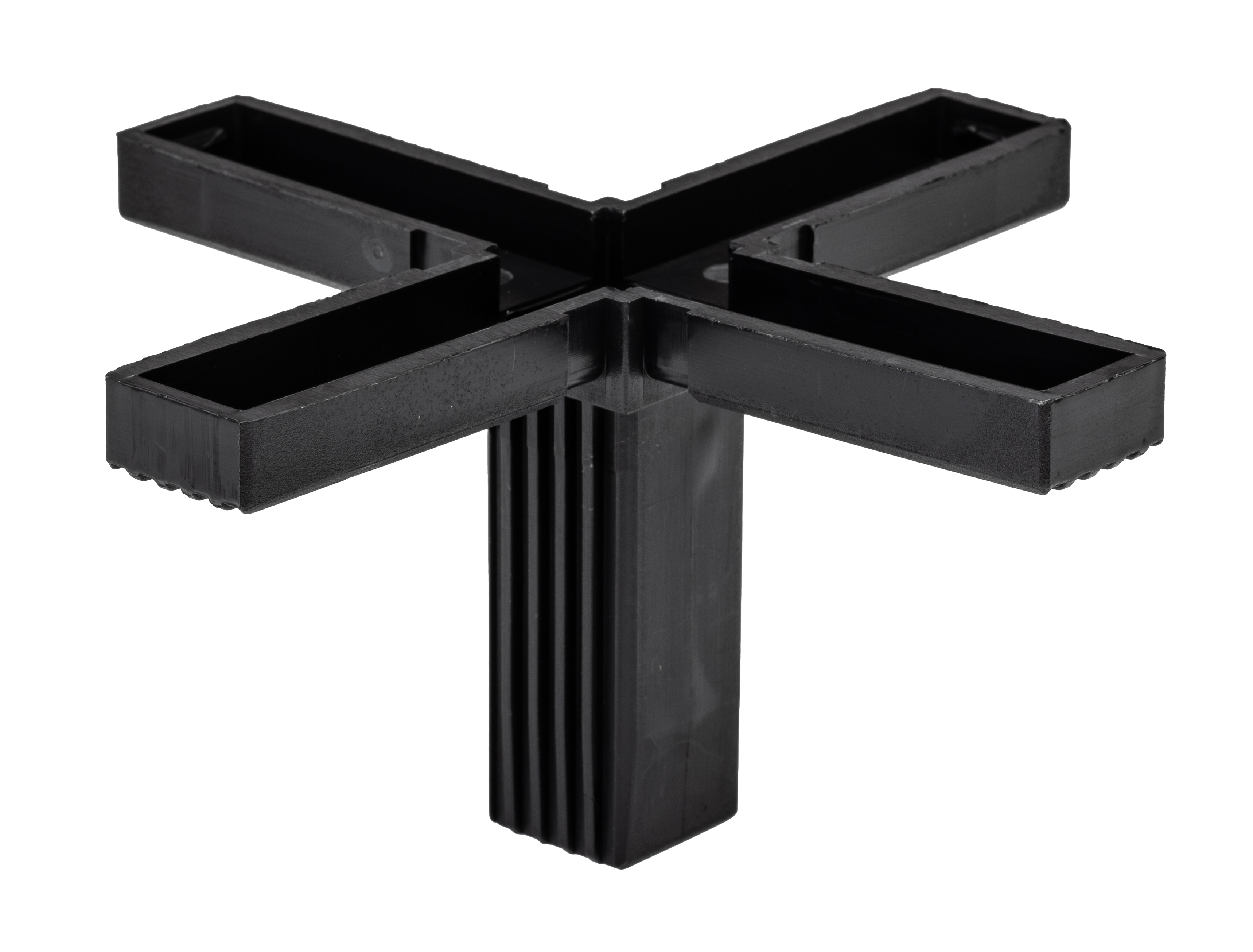 274-1127 RS PRO 5-Way Connector, Square Tube Connector, Strut Profile 25 mm, Round Tube Size 25 x 25 mm