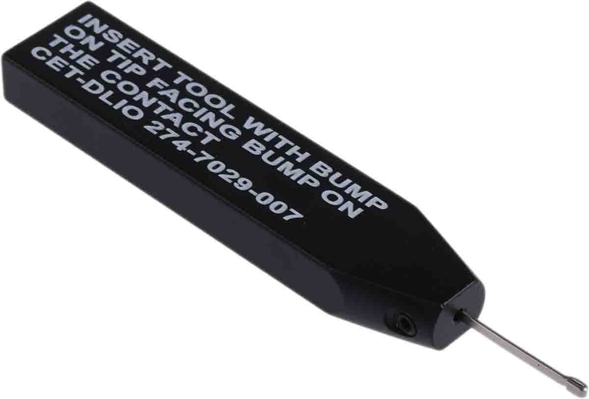 ITT Cannon Crimp Extraction Tool, DL Series, Plug Socket Contact, Extraction Tool Contact, Contact size 34 thru 12AWG