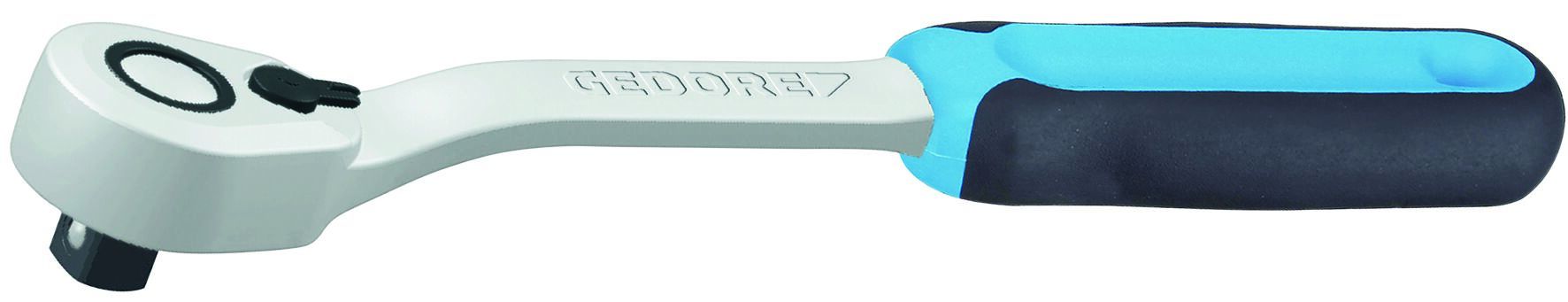 Gedore 1/2 in Reversible Ratchet with Offset Handle, 270 mm Overall