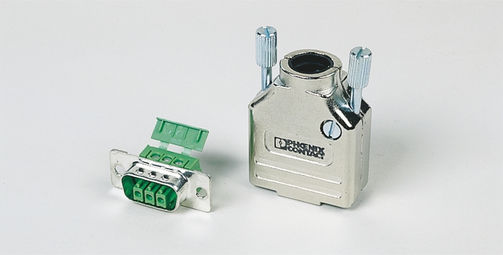 Phoenix Contact SCT-D-SUB 15Kg Series Zinc Straight D-Sub Backshell, 5 Way