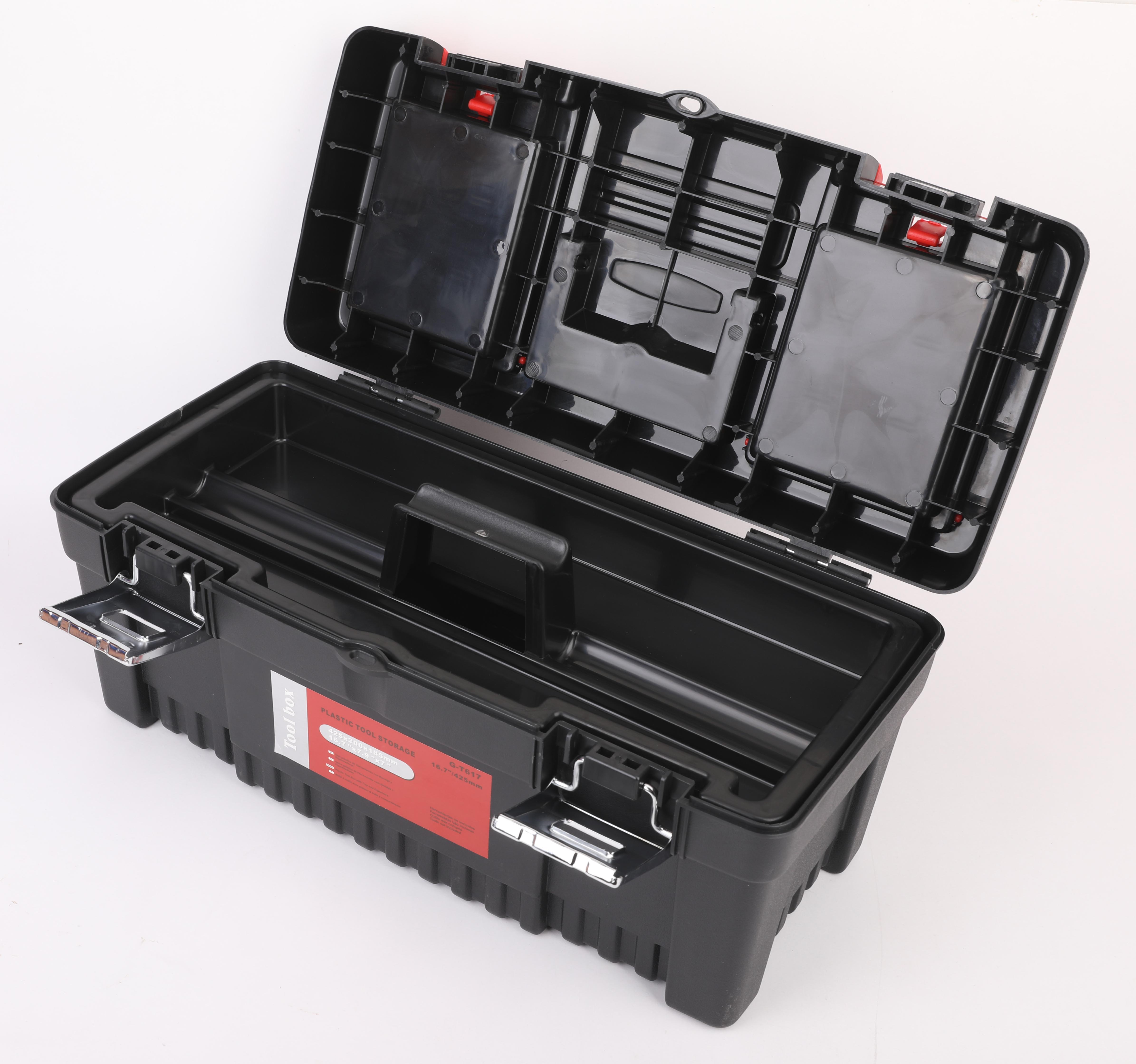275-0037 RS PRO Carbon Steel, Polypropylene Tool Box 185 mm 425 mm 200mm