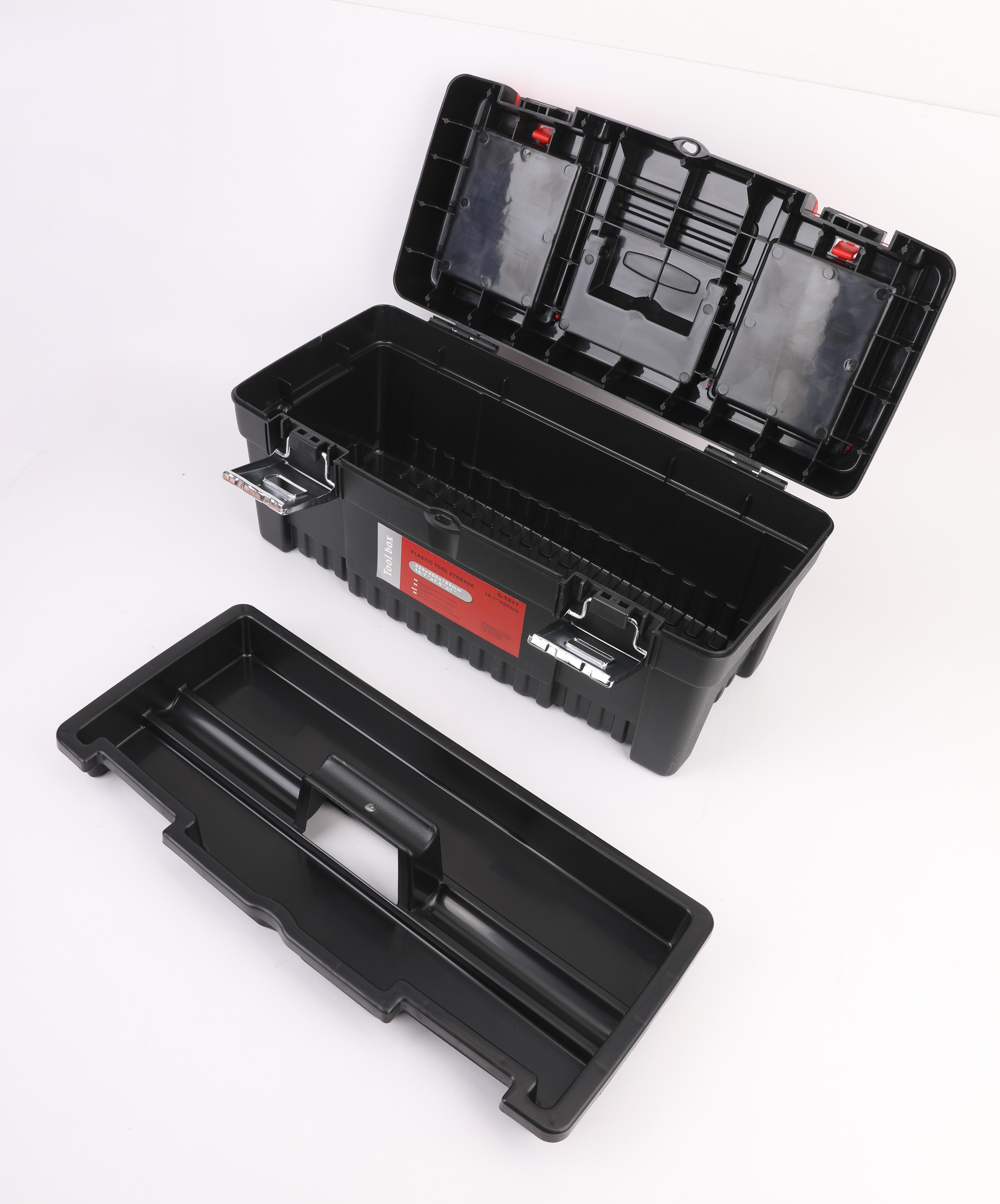 275-0037 RS PRO Carbon Steel, Polypropylene Tool Box 185 mm 425 mm 200mm