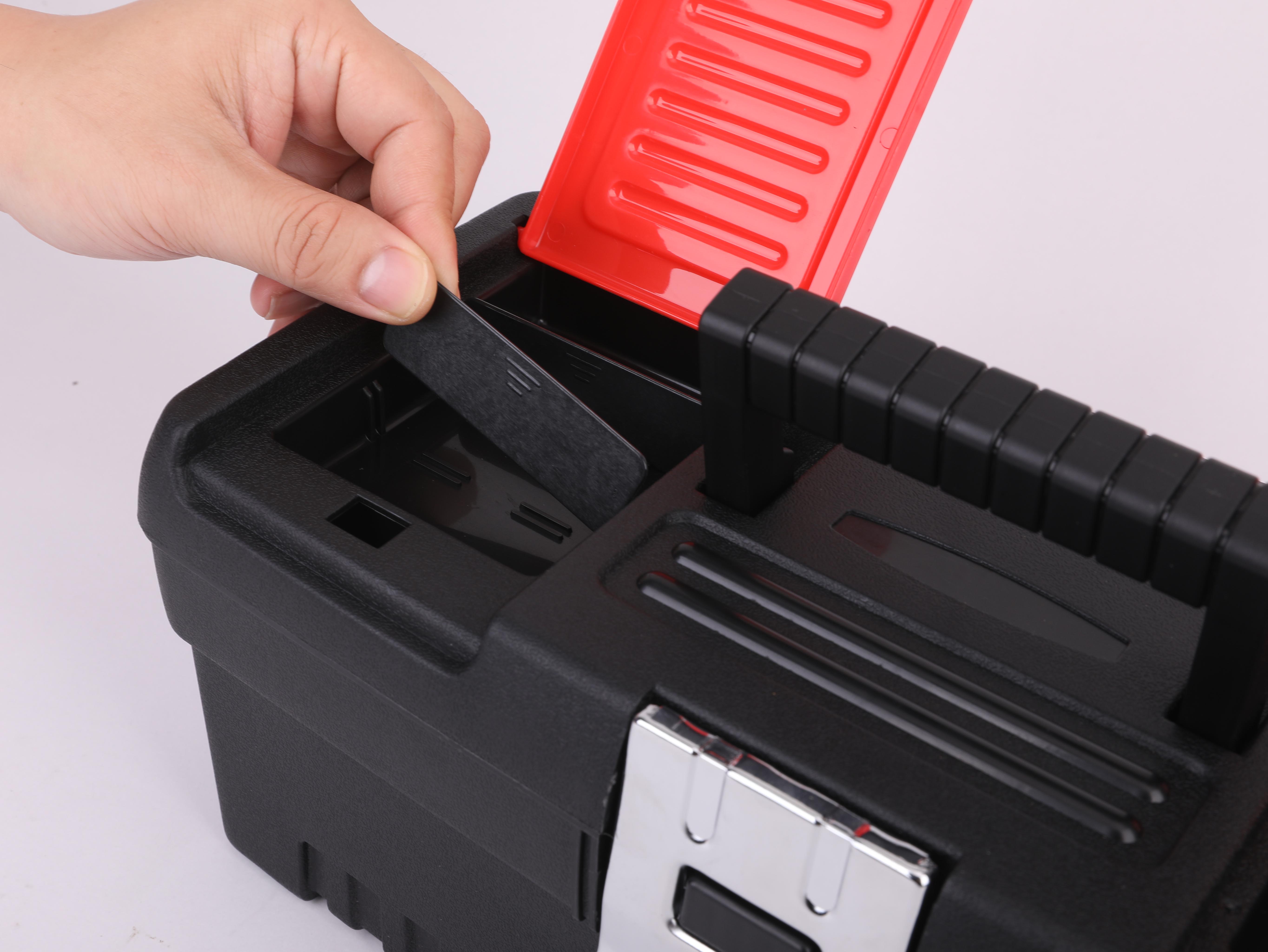 275-0038 RS PRO Polypropylene, Carbon Steel Tool Box 145 mm 355 mm 165mm