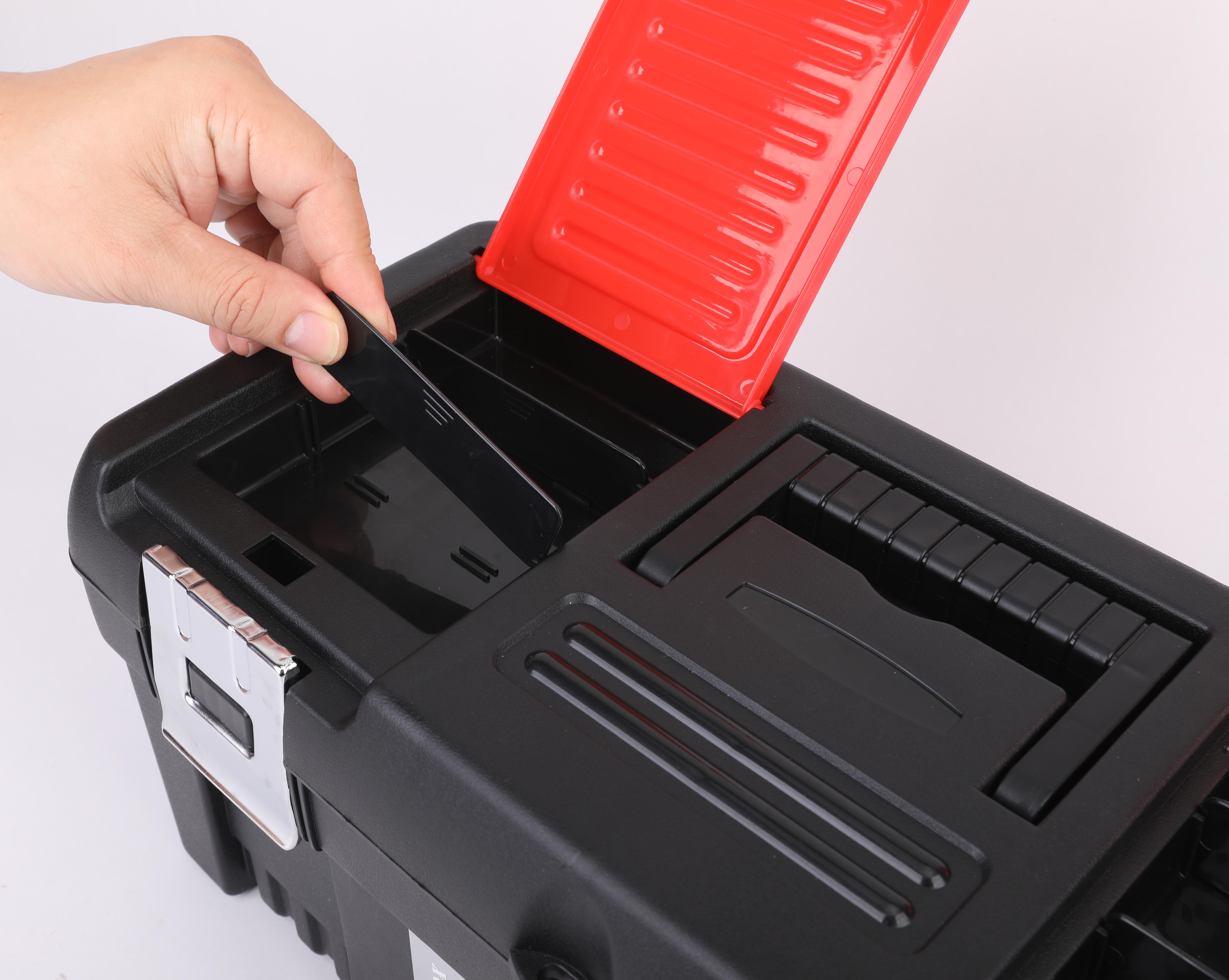 RS PRO Polypropylene, Carbon Steel Tool Box 235 mm 510 mm 250mm