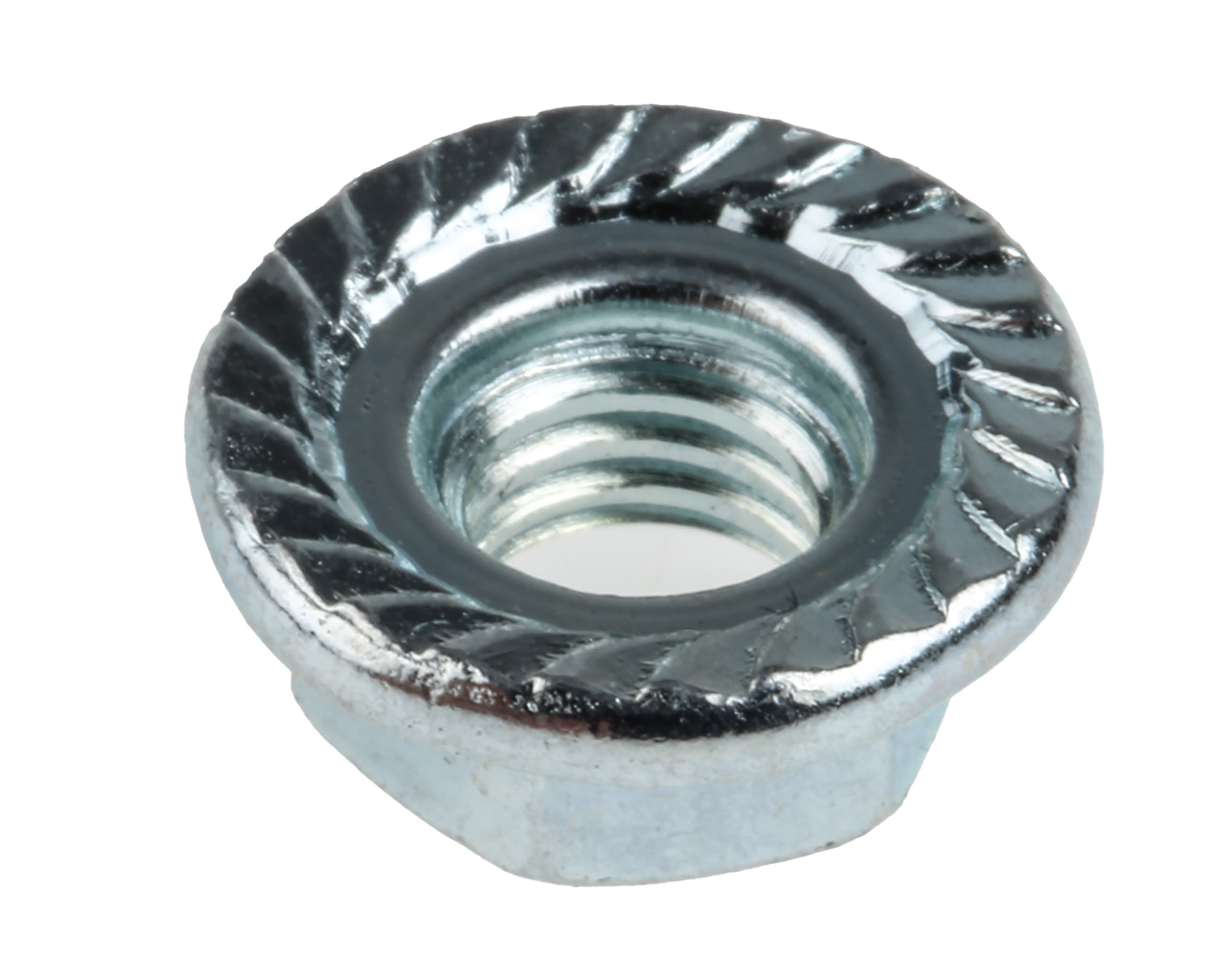 275-535 RS PRO, Bright Zinc Stainless Steel Flanged Hex Nut, DIN 6923, Metric