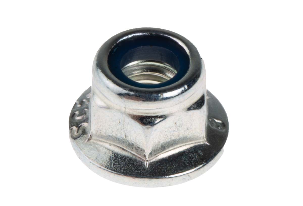 RS PRO, Bright Zinc Steel Locknut, DIN 6926