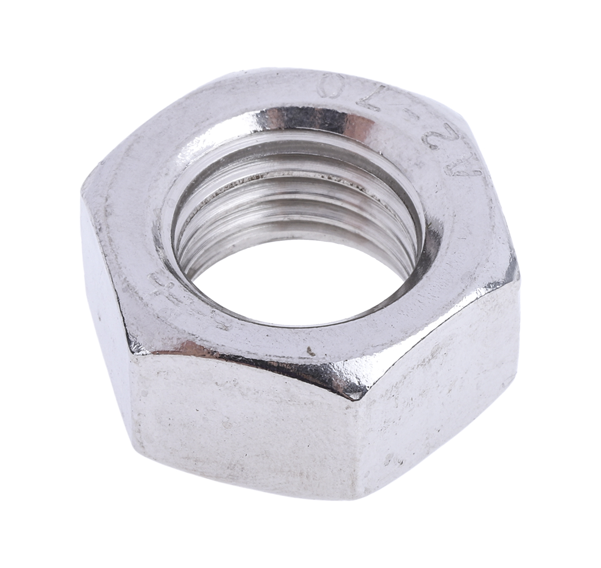 275-670 RS PRO, Plain Stainless Steel Hex Nut, DIN 934
