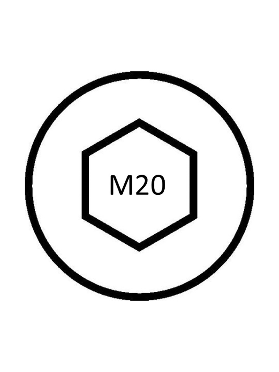 275-686 RS PRO, Plain Stainless Steel Hex Nut, DIN 934