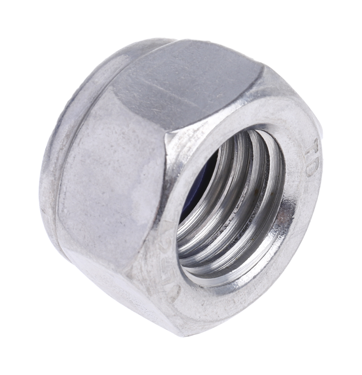 275-692 RS PRO, Plain Stainless Steel Locknut, DIN 985