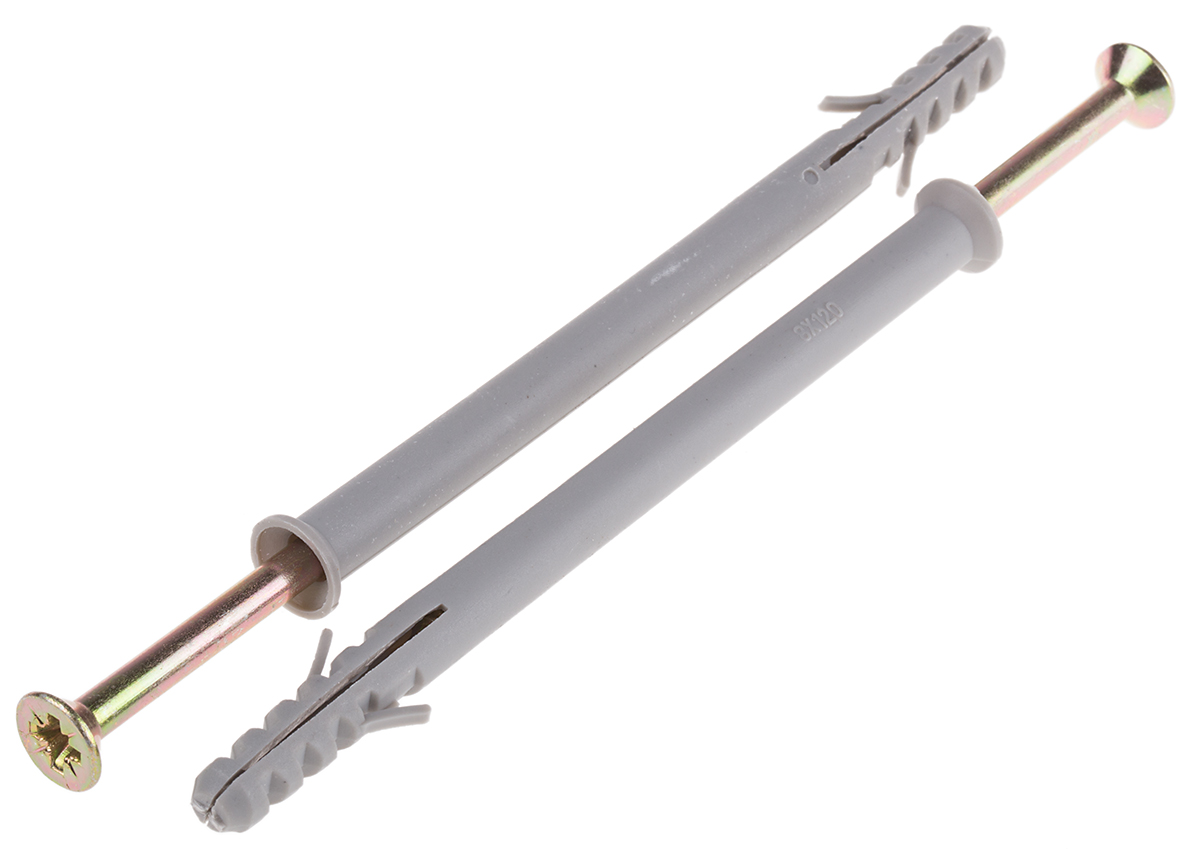RS PRO Frame Fixing Nylon, length 120 mm, fixing hole diameter 8 mm