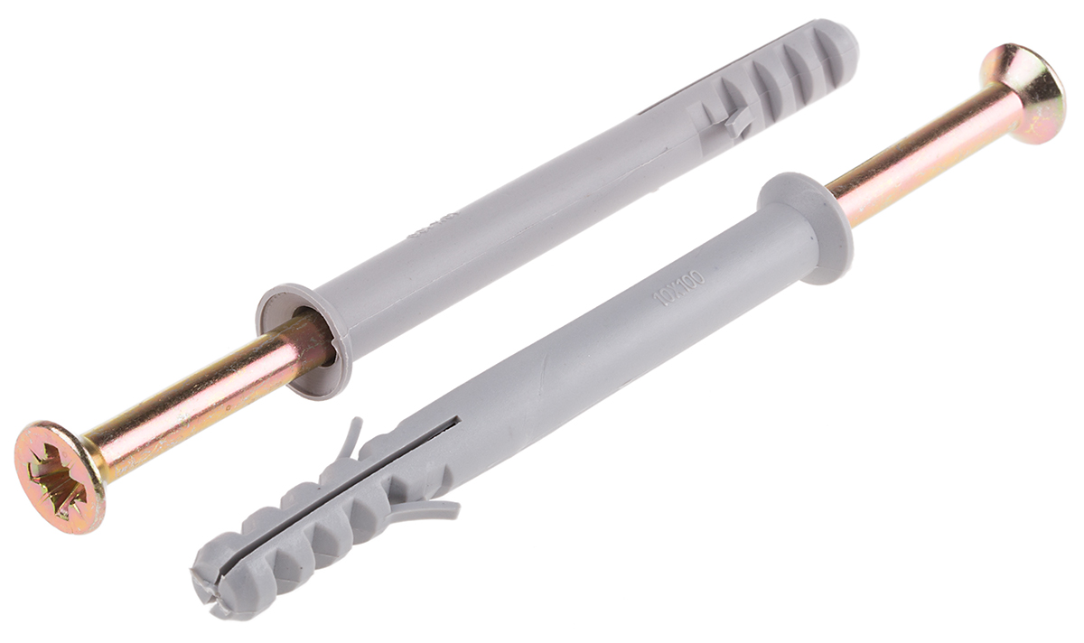 RS PRO Frame Fixing Nylon, length 100 mm, fixing hole diameter 10 mm