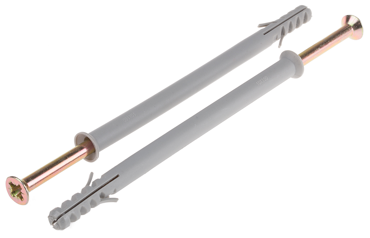 RS PRO Frame Fixing Nylon, length 160 mm, fixing hole diameter 10 mm