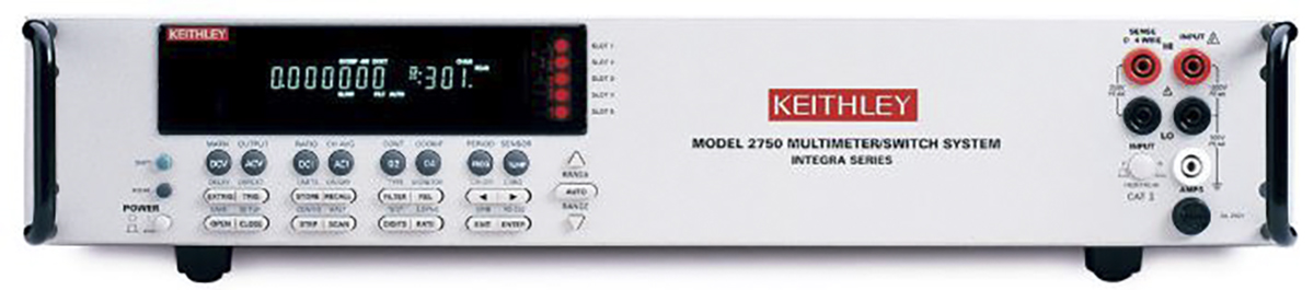 2750e Keithley 2750/E Integra Bench Digital Multimeter True RMS, 3 A ac, 3 A dc, 750 V ac