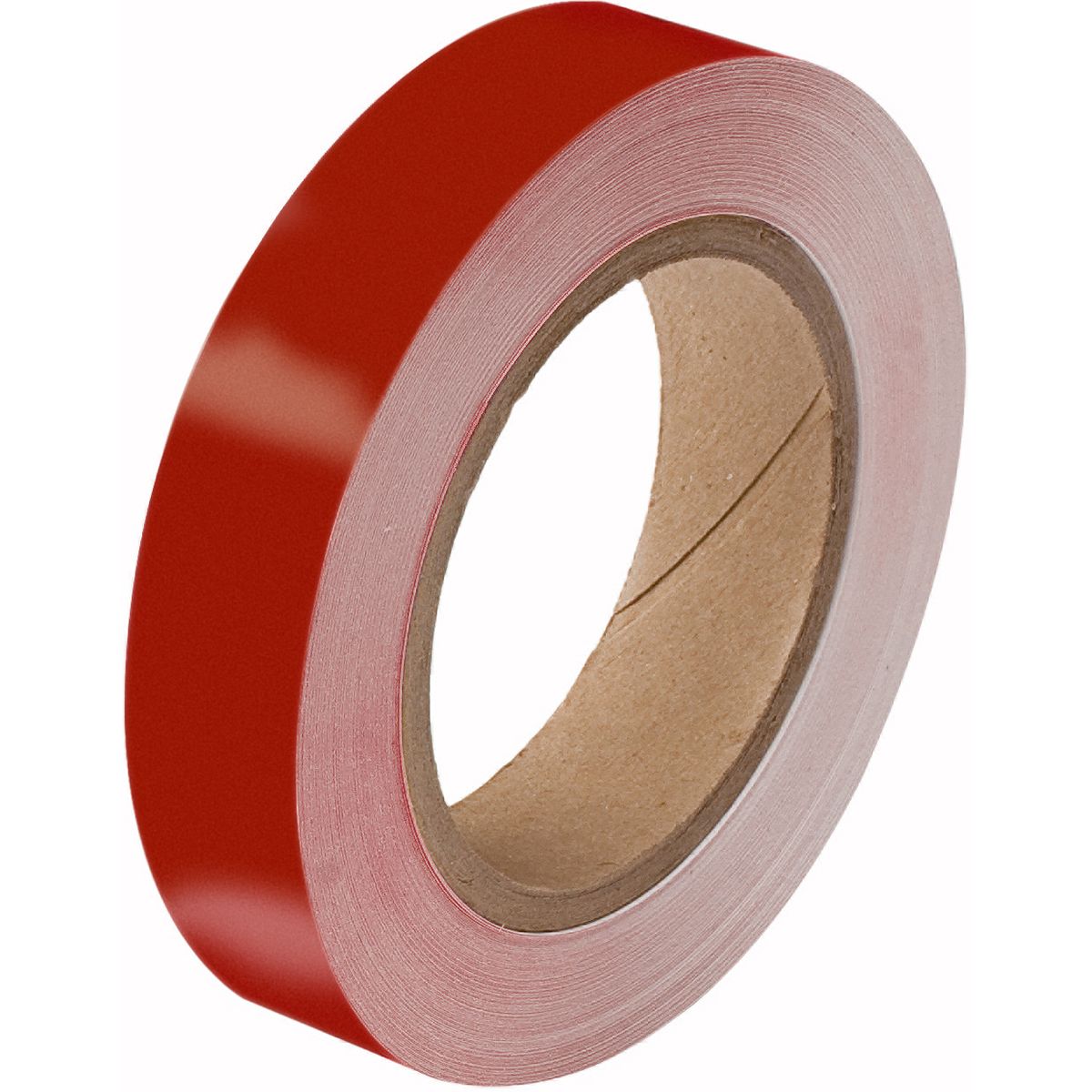 Brady Red Polyester Pipe Marking Tape, Dim. W 25mm x L 33 m