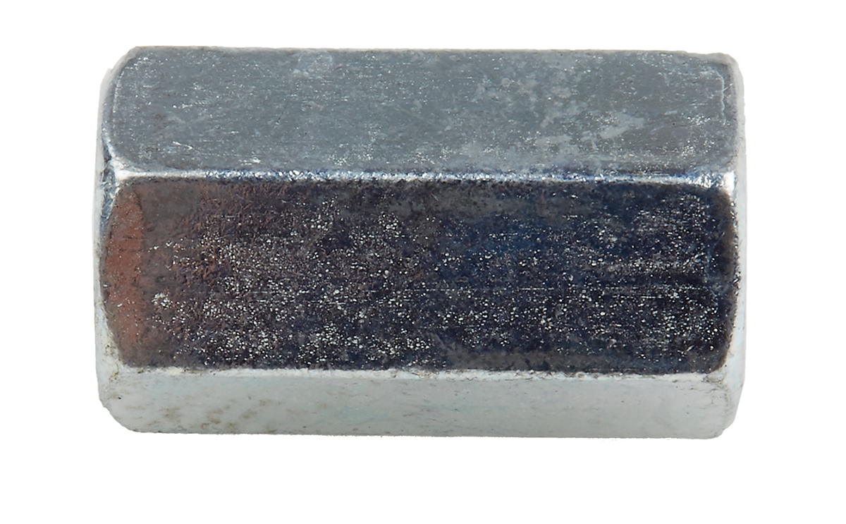 276-538 RS PRO 24 mm Bright Zinc Steel Coupling Nut, M8