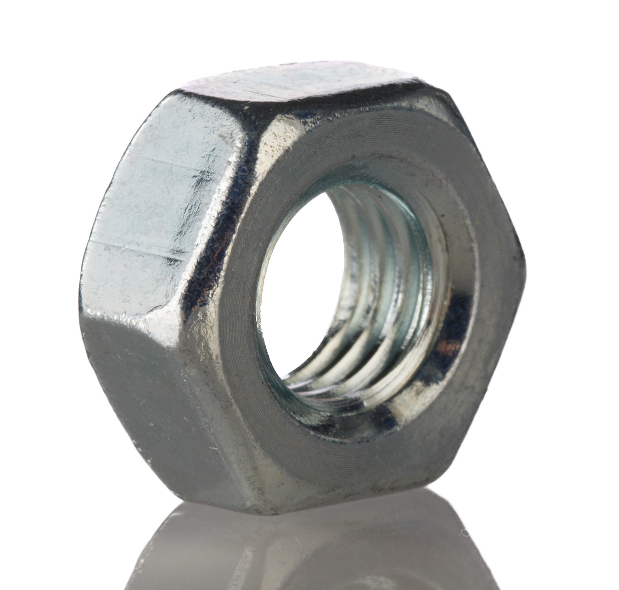 276-768 RS PRO, Bright Zinc Steel Hex Nut M16, DIN 934