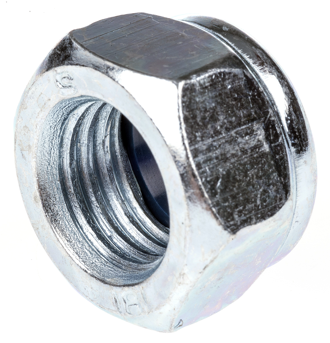 276-780 RS PRO, Bright Zinc Steel Locknut, DIN 982