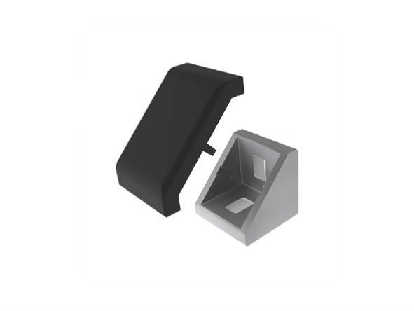 RS PRO M6 Angle Bracket, Connecting Component, Strut Profile 30 mm, Groove Size 8 mm