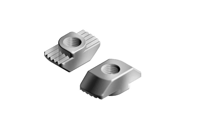RS PRO M8 T-Slot Nut, Connecting Component, Groove Size 10 mm, Round Tube Size 8 mm
