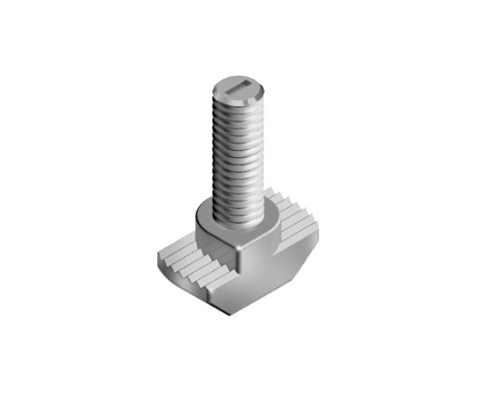 RS PRO M8 T-Head Bolt, Connecting Component, Groove Size 10 mm, Round Tube Size 8 mm