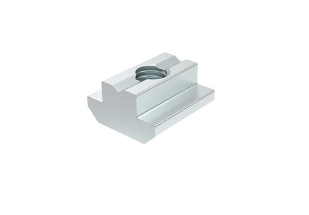 RS PRO M6 Sliding Block, Connecting Component, Groove Size 10 mm, Round Tube Size 6 mm