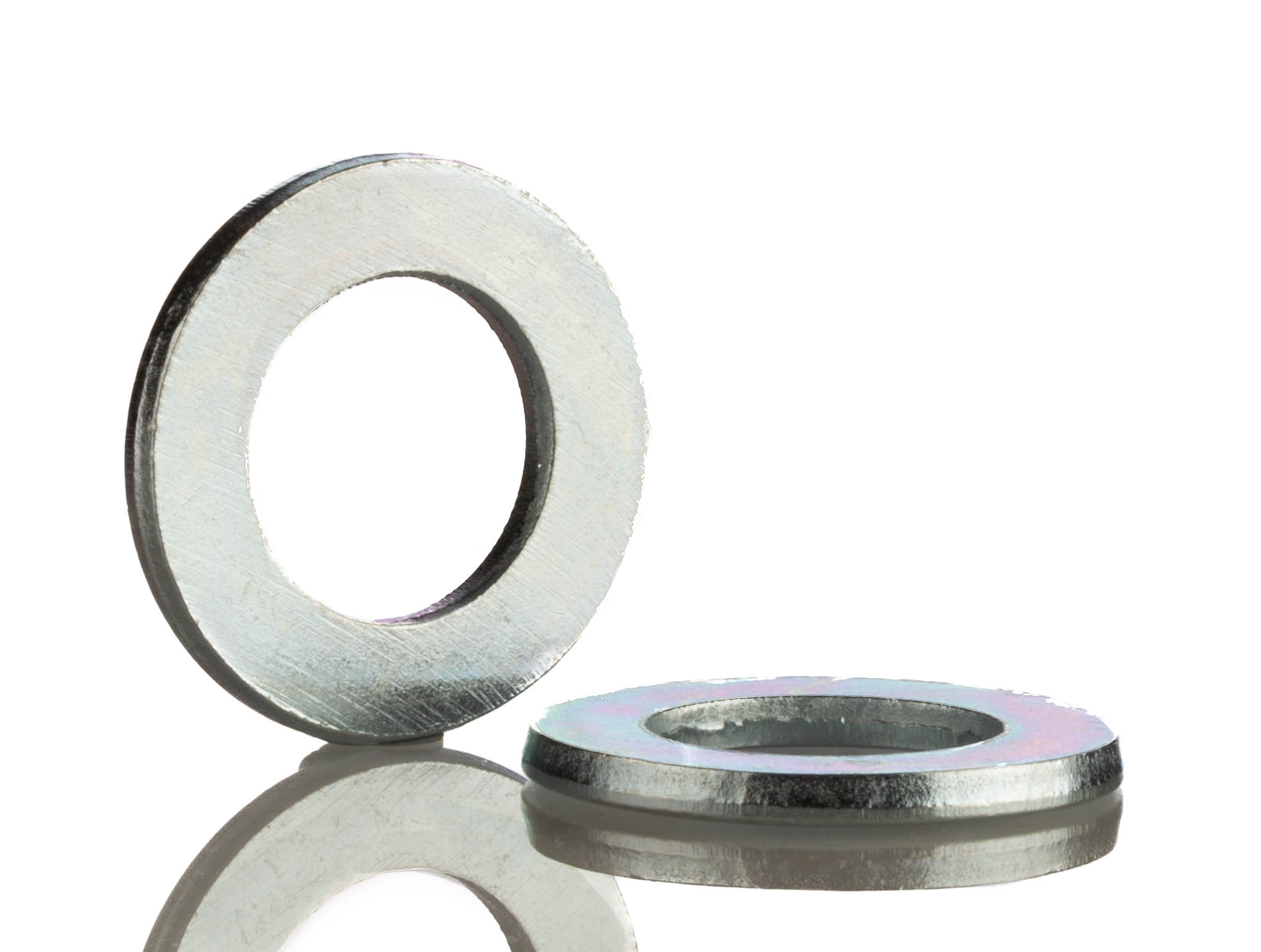 RS PRO Steel Bright Zinc Washers, M16, DIN 125A