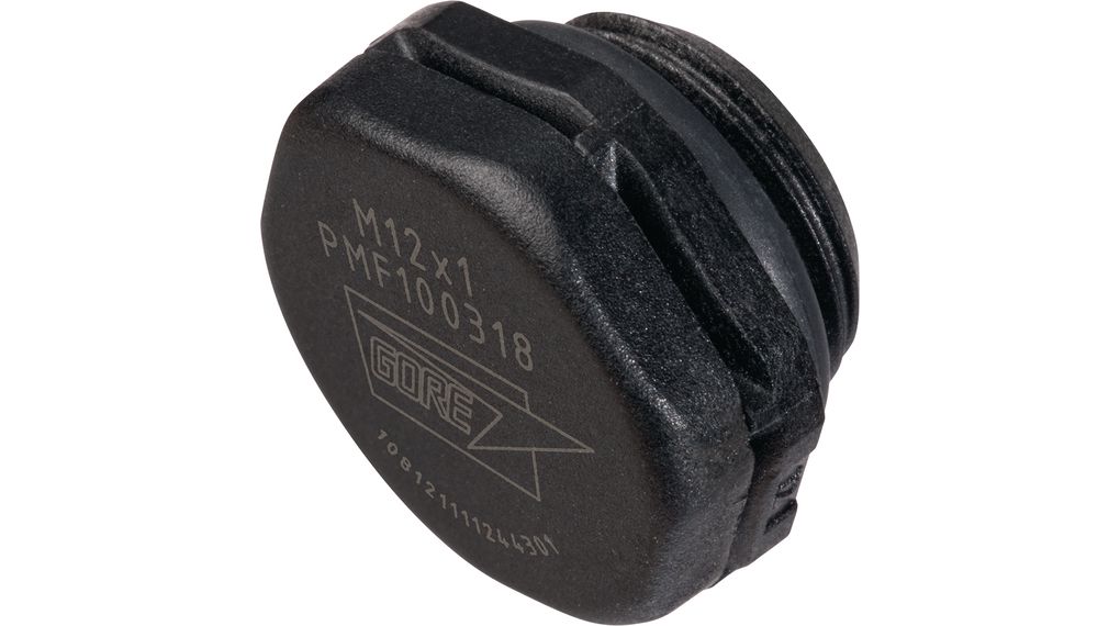 W.L. Gore PolyVent Standard Series M12x1 Screw-In, 10.55 x 17 mm Dia., 17mm W, For Use With Enclosures and Cabinets