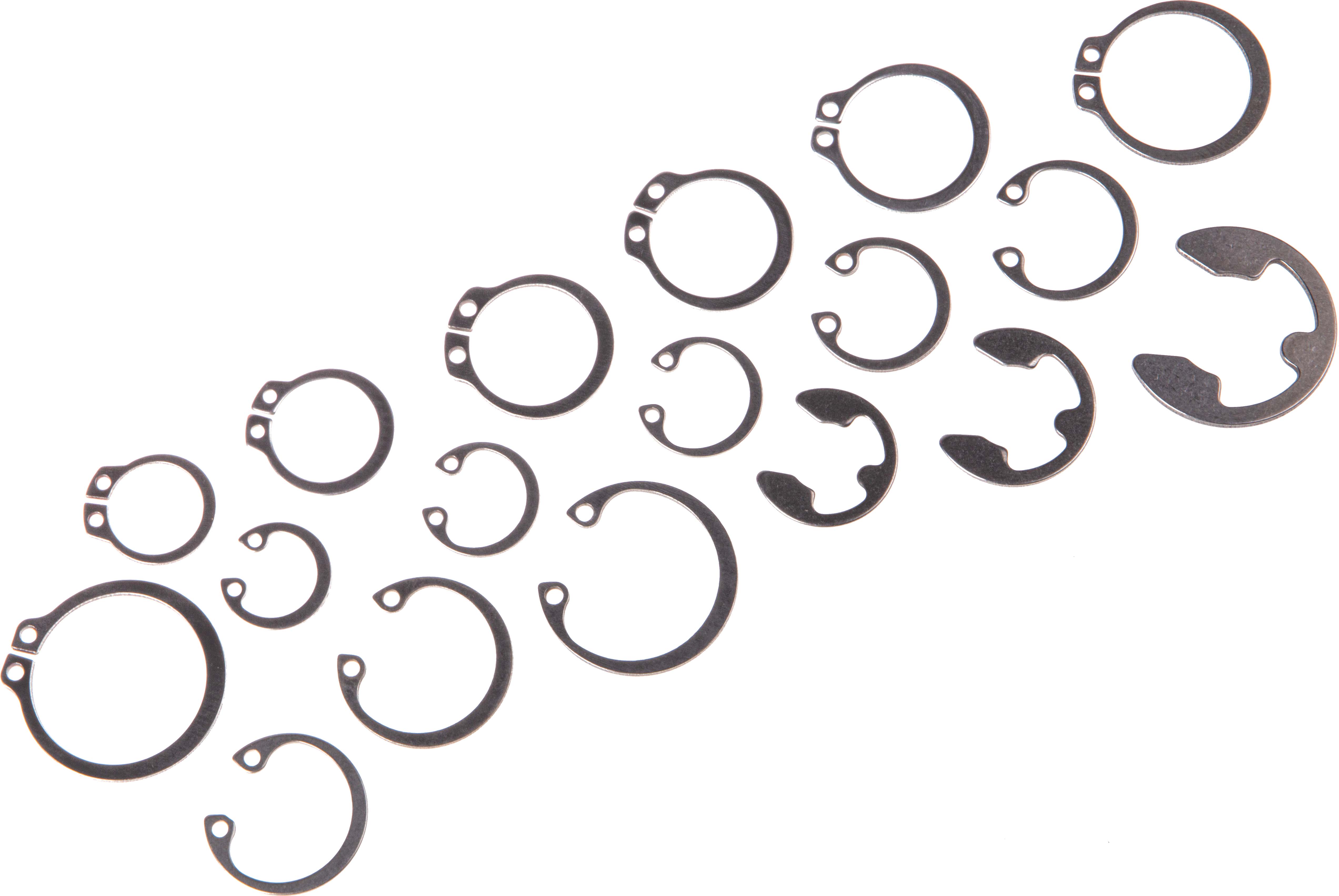278-376 RS PRO 450 piece Stainless Steel Circlip Kit 25 mm