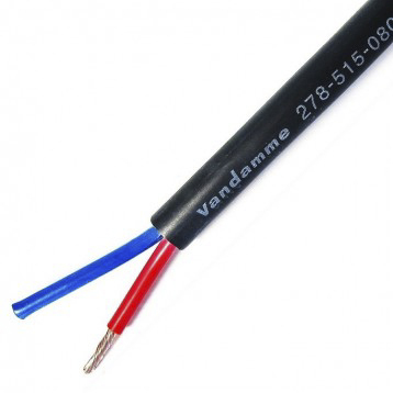 Van Damme 2 Core Audio Cable, 100 m, Grey