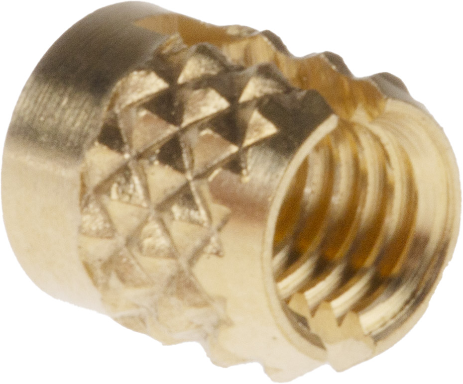 RS PRO Brass Threaded Insert diameter 4 mm 4.78 mm