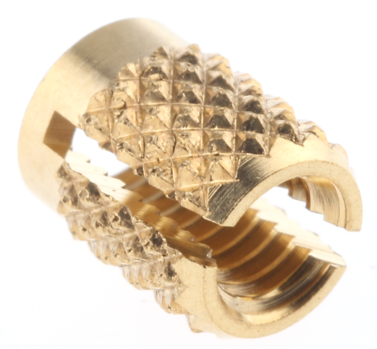 RS PRO Flush Brass Threaded Insert diameter 4.8 mm 6.35 mm