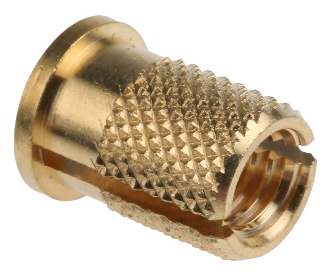 RS PRO Brass Threaded Insert diameter 8 mm 12.7 mm