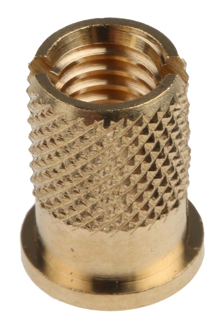 278-629 RS PRO Brass Threaded Insert diameter 8 mm 12.7 mm