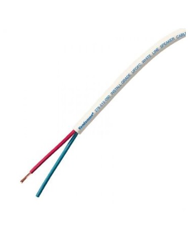 Van Damme 2 Core Speaker Cable, 100 m, White