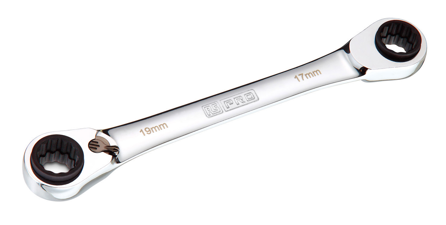 RS PRO Combination Ratchet Spanner, 230 mm Overall